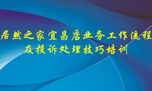 居然之家宜昌店業(yè)務(wù)工作流程及投訴處理技巧培訓