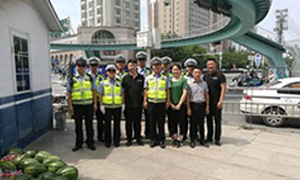 居然所見(jiàn)，皆有溫度——安徽分公司淮南店慰問(wèn)一線交警 